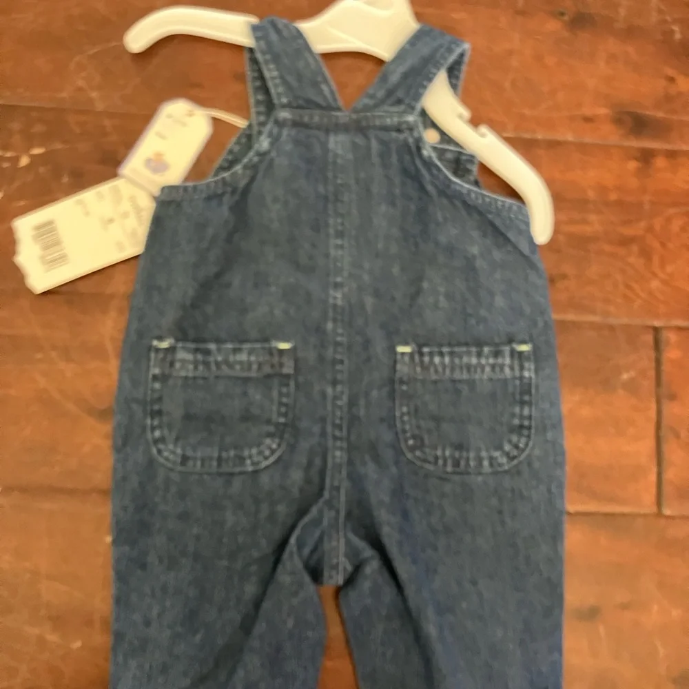 Y2K Carters Denim Overalls 0-3 months NWT